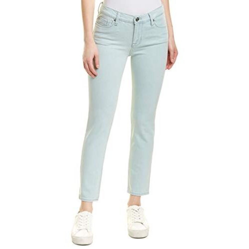 Tally Mid-Rise Skinny Cropped Jeans Blue Sage Extract 27